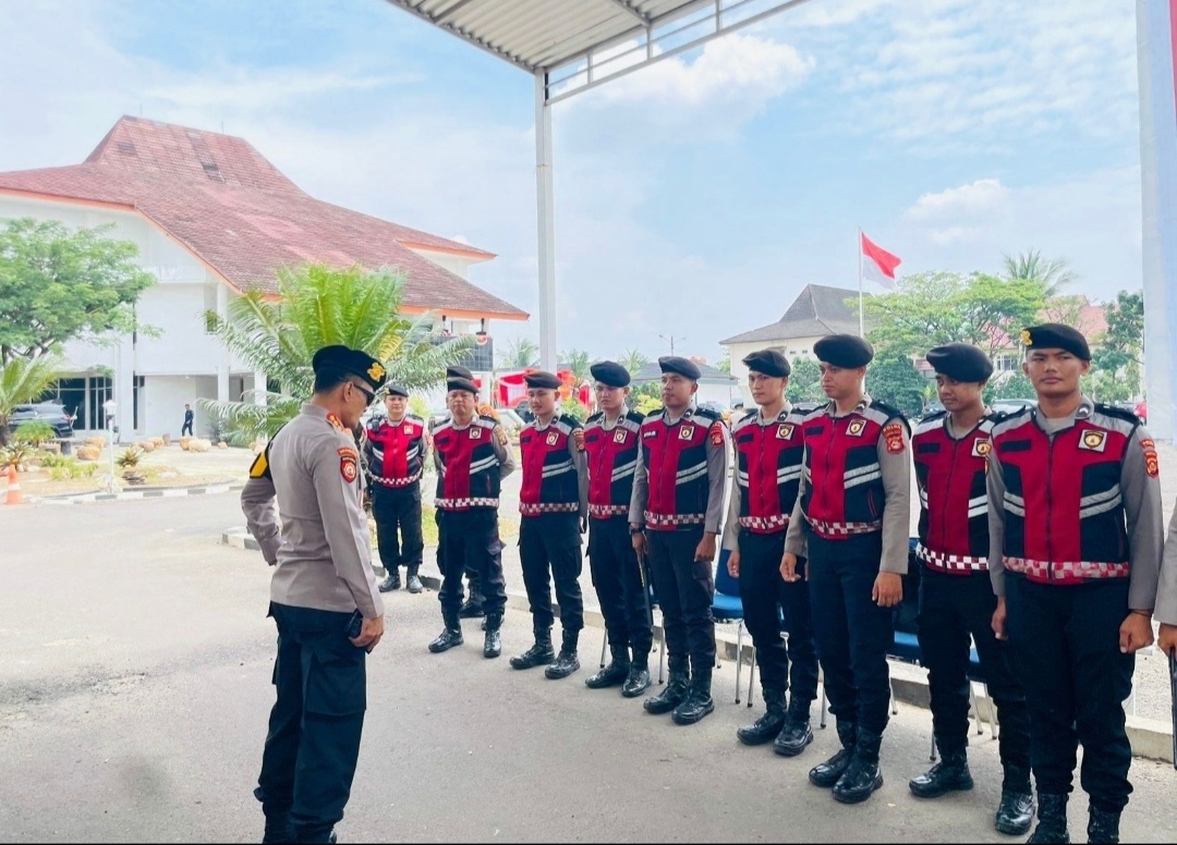 721 Personel Disiagakan Pengamanan Penetapan Pasangan Calon Gubernur dan Wagub Pilkada Sumsel