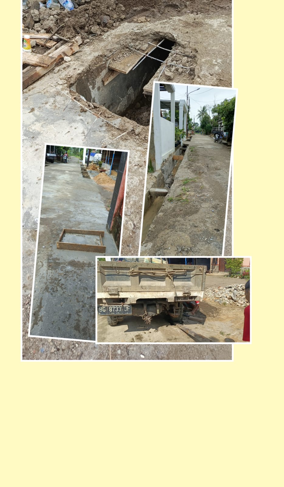 Diduga Bangunan Drainase Jalan Talang Jambe RT 21 RW 06 Lr.Sukun Kel.Talang Jambe Kec Sukarami Palembang Sumsel,Tak Memenuhi Prosedur (RAB)